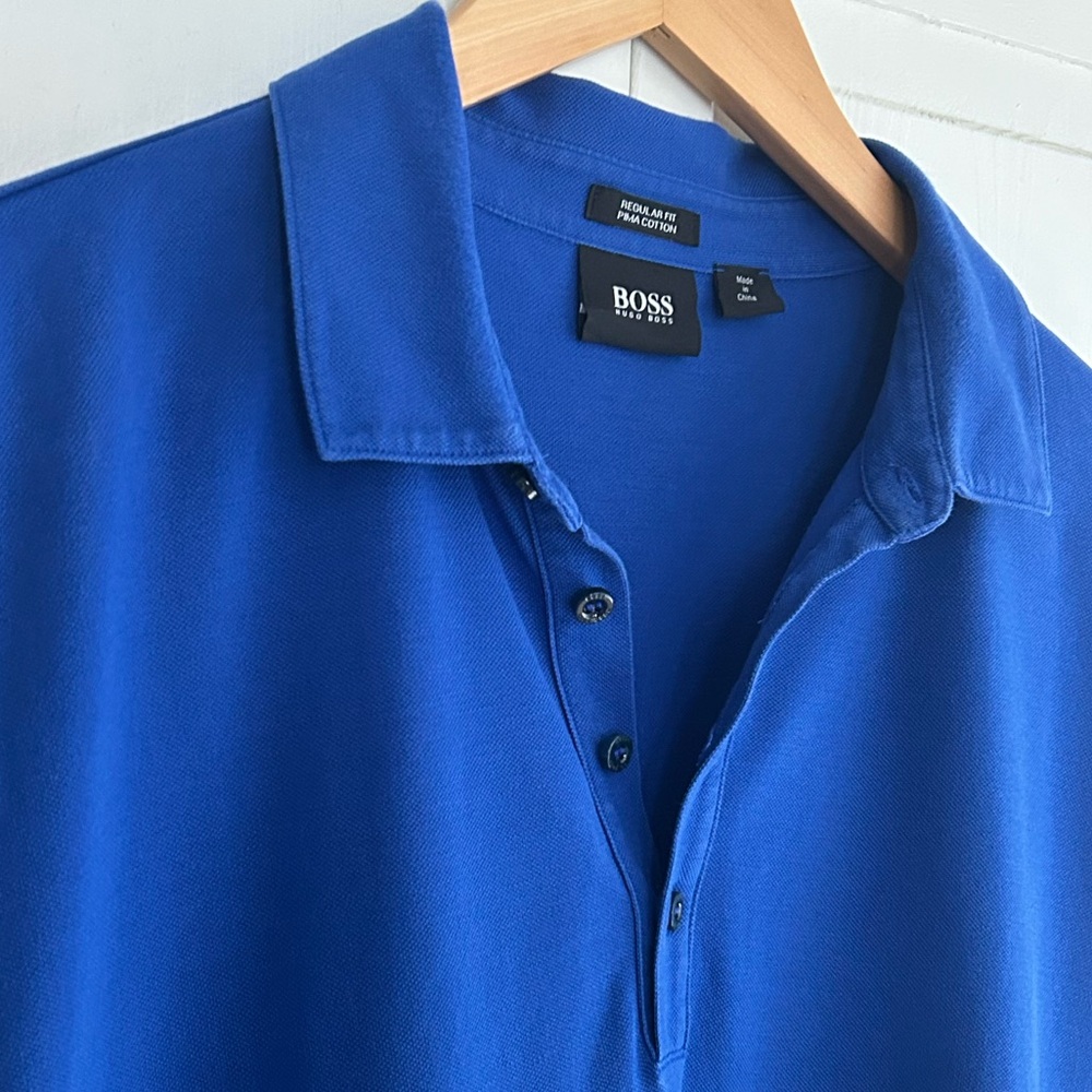 Hugo Boss Men’s Size XL Regular Fit Short Sleeve Pima Cotton Polo - Picture 7 of 14